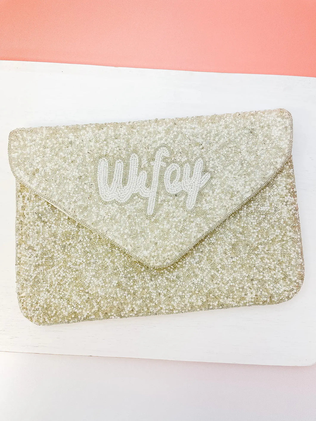Wifey Beaded Crossbody / Clutch