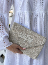 Load image into Gallery viewer, Wifey Beaded Crossbody / Clutch
