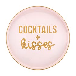 Cocktails & Kisses Bar Tray