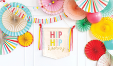 Load image into Gallery viewer, Hip Hip Hooray Hanging Banner
