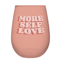 Load image into Gallery viewer, Jumbo Self Love Wine Glass
